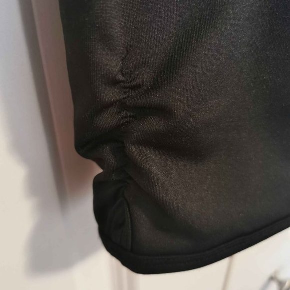 Ardene Black & Charcoal Capri Ruched Leggings - Picture 4 of 5